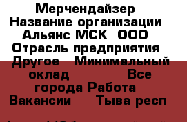 Мерчендайзер › Название организации ­ Альянс-МСК, ООО › Отрасль предприятия ­ Другое › Минимальный оклад ­ 23 000 - Все города Работа » Вакансии   . Тыва респ.